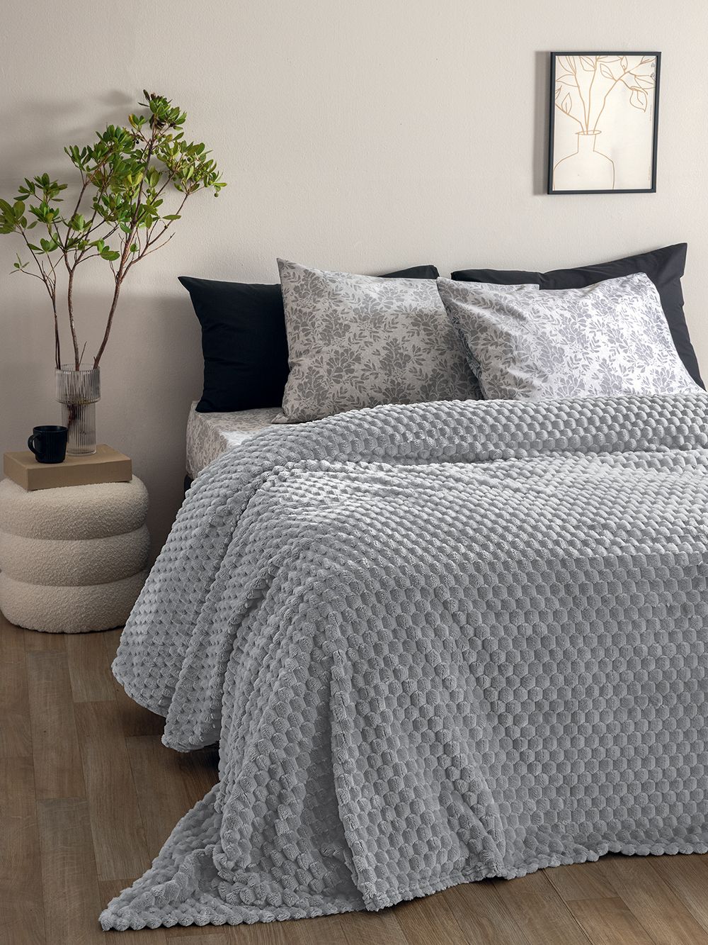 BLANKET ASTER Fleece / 160 x 220 cm