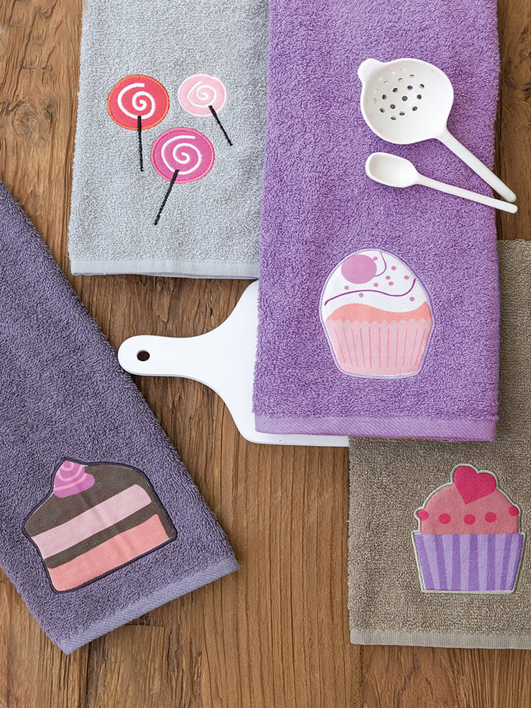 Kitchen Towel set 4pcs / KT250 / 40 x 70 cm